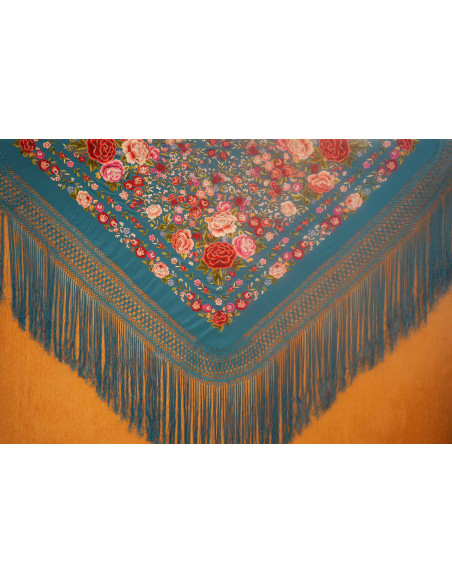 Mantón mano seda 140cm