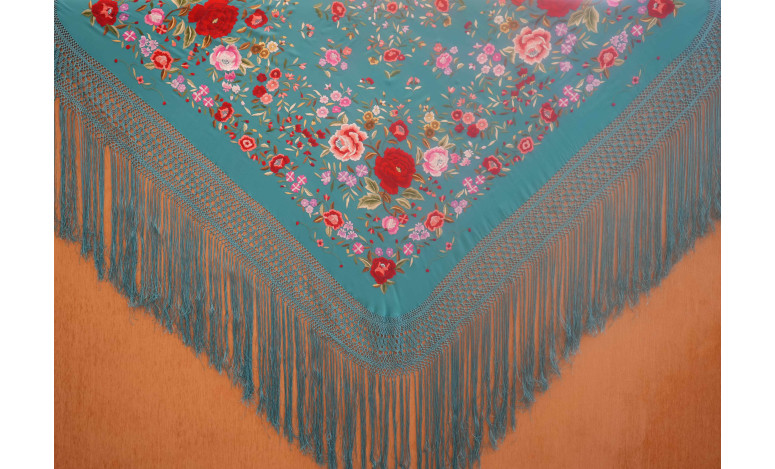 Mantón mano seda 140cm