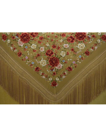 Mantón mano seda 140cm