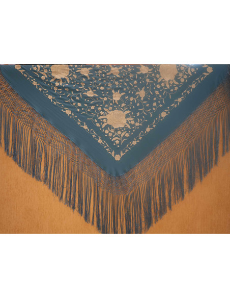 Mantón mano seda 115cm