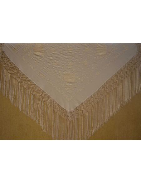 Mantón mano seda 115cm