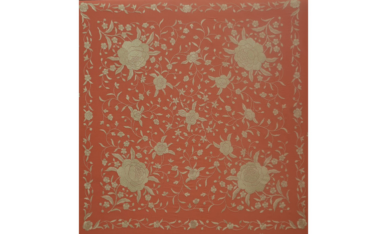 Mantón mano seda 115cm