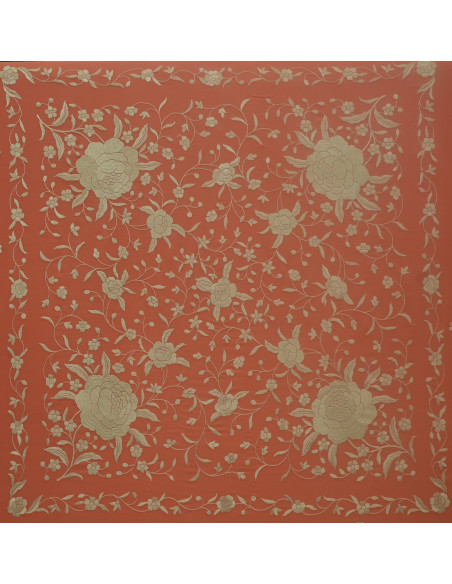 Mantón mano seda 115cm