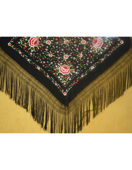 Mantón mano seda 115cm