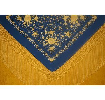 Mantón mano seda 140cm