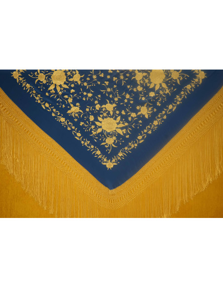 Mantón mano seda 140cm