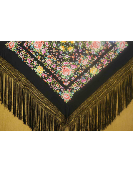 Mantón mano seda 140cm