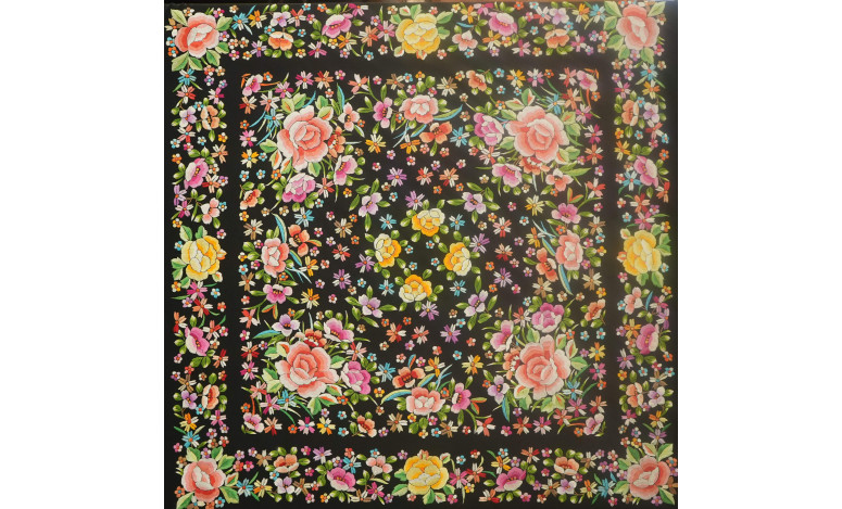 Mantón mano seda 140cm