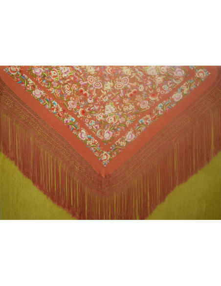 Mantón mano seda 140cm