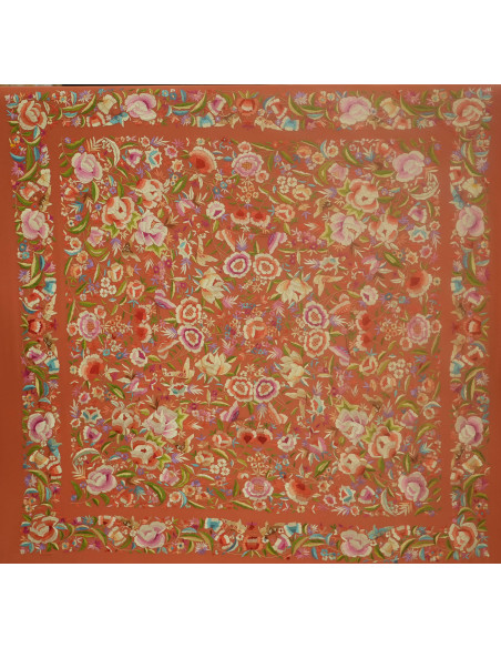 Mantón mano seda 140cm