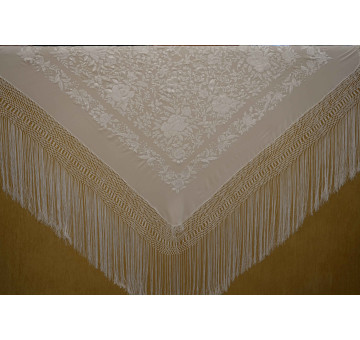 Mantón mano seda 140cm