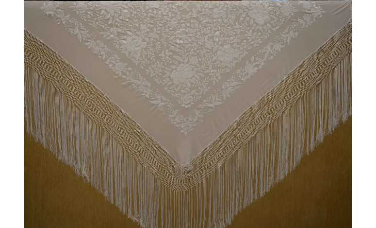 Mantón mano seda 140cm