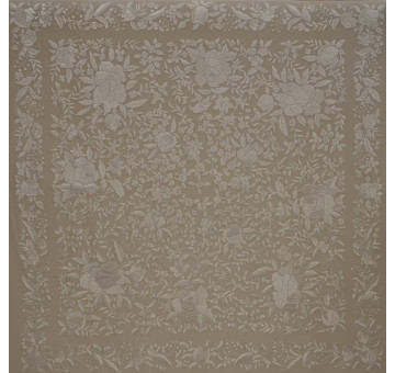 Mantón mano seda 140cm 2