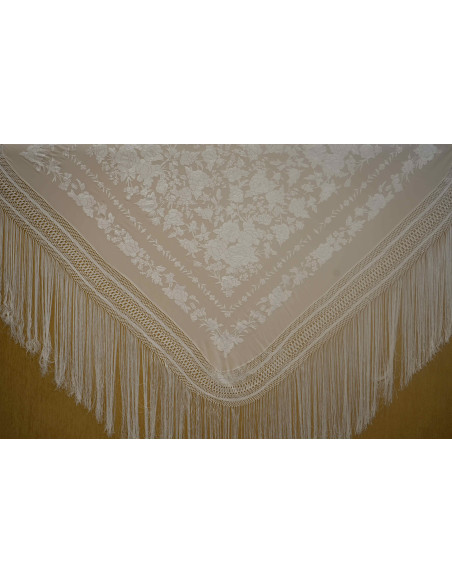Mantón mano seda 140cm