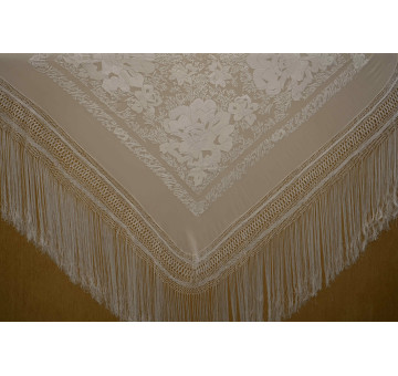 Mantón mano seda 140cm