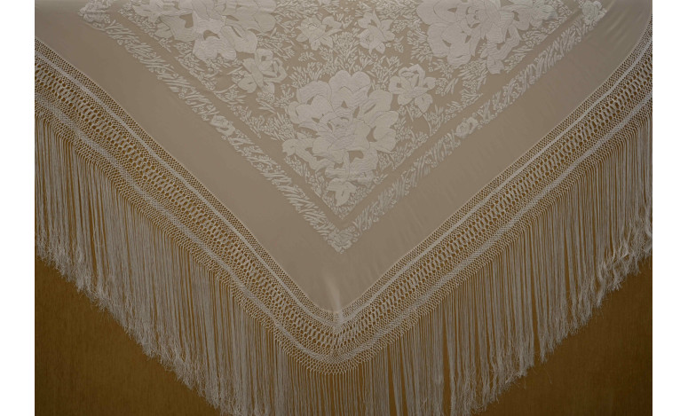 Mantón mano seda 140cm