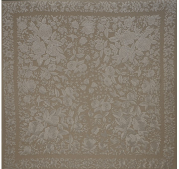 Mantón mano seda 140cm 2