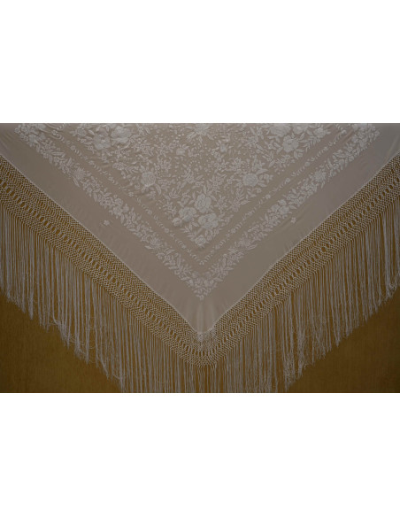 Mantón mano seda 140cm