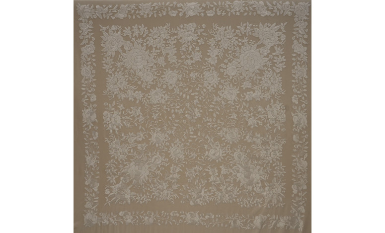 Mantón mano seda 140cm