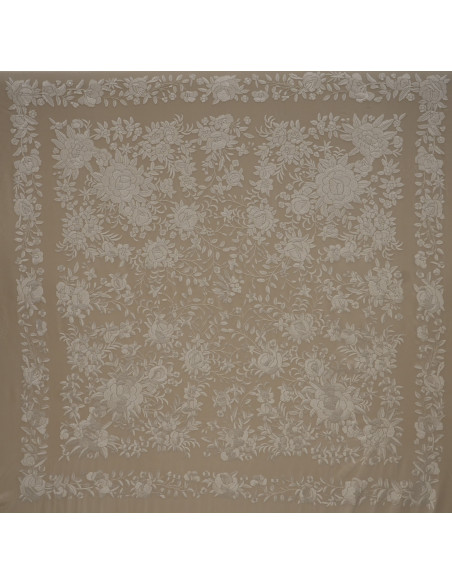Mantón mano seda 140cm