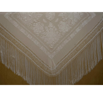 Mantón mano seda 140cm