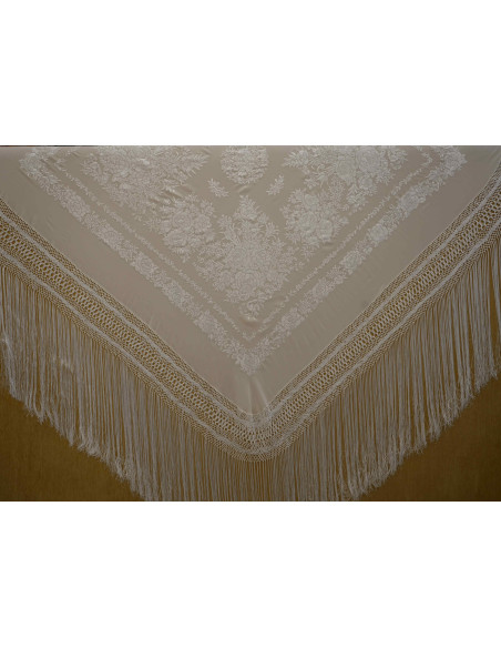 Mantón mano seda 140cm