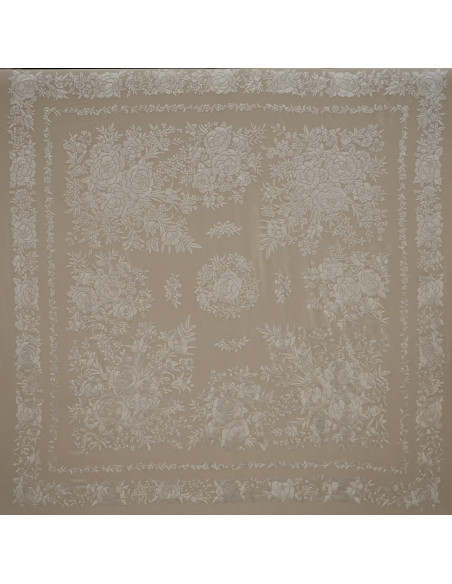 Mantón mano seda 140cm