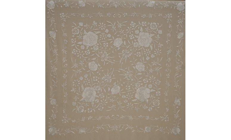 Mantón mano seda 135cm