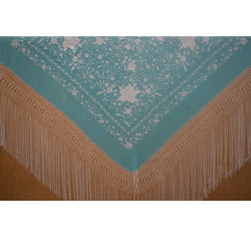 Mantón mano seda 140cm