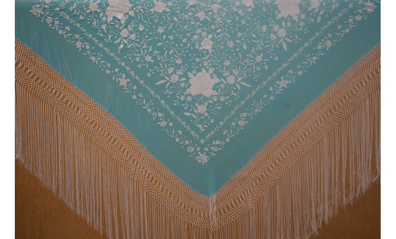 Mantón mano seda 140cm