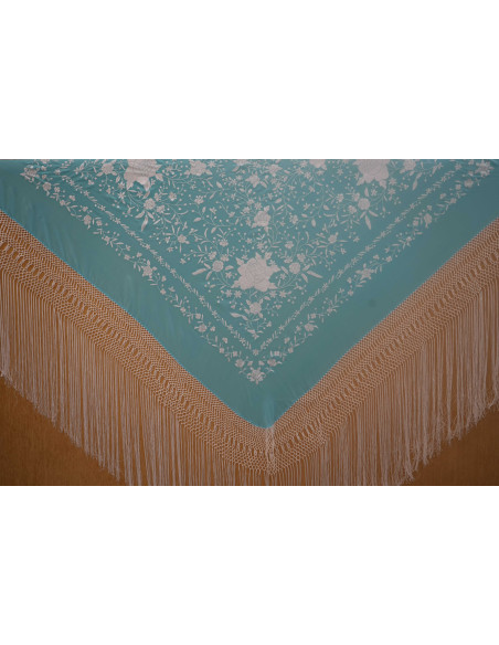Mantón mano seda 140cm