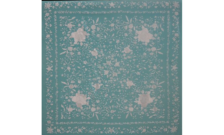 Mantón mano seda 140cm