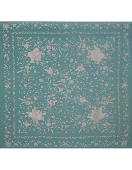 Mantón mano seda 140cm