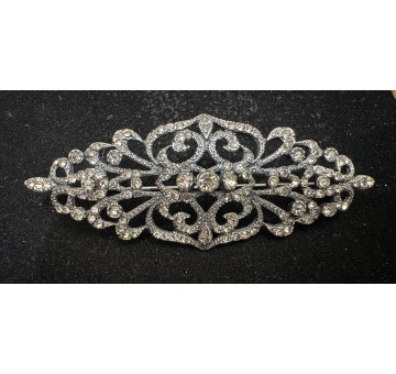 Broche mantilla rodio 2