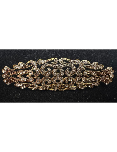 Broche mantilla rodio