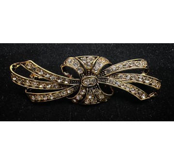 Broche mantilla rodio 2