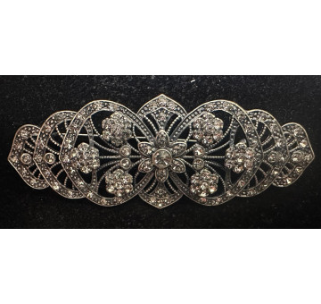Broche mantilla rodio 2