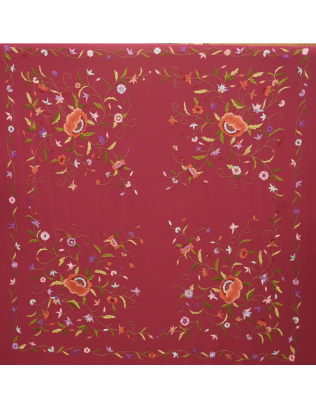 Mantón mano seda 140cm