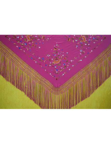 Mantón mano seda 140cm