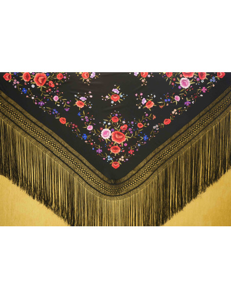 Mantón mano seda 140cm