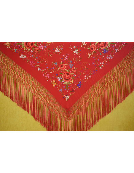 Mantón mano seda 140cm