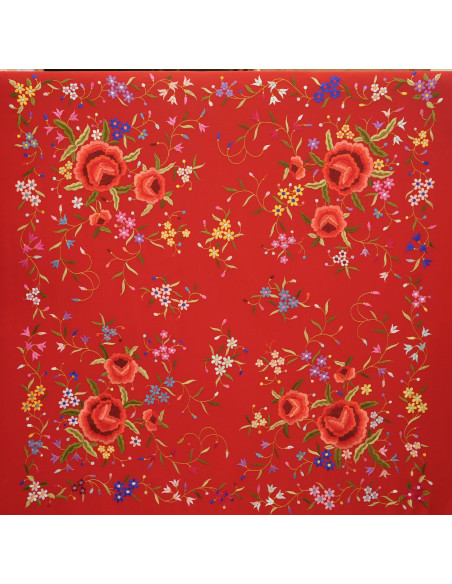 Mantón mano seda 140cm