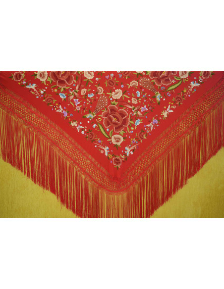 Mantón mano seda 140cm