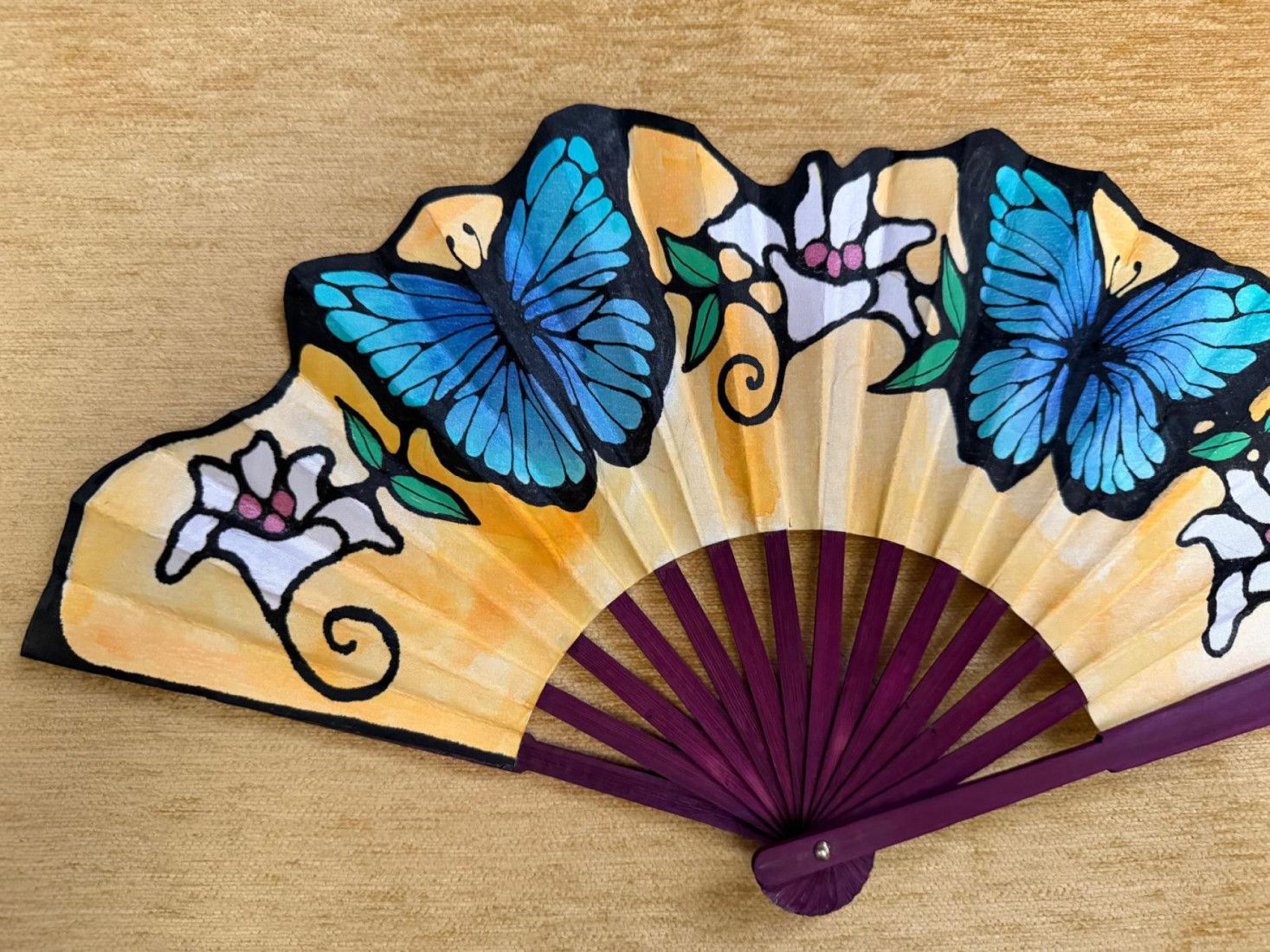 Abanico mariposas