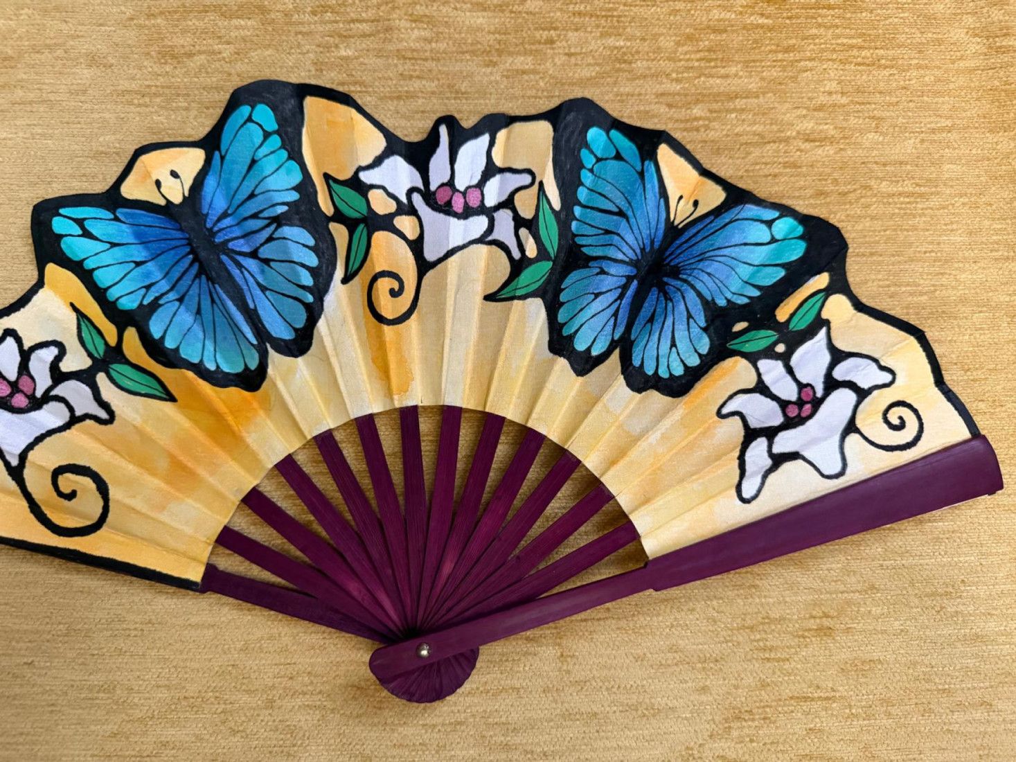 Abanico mariposas