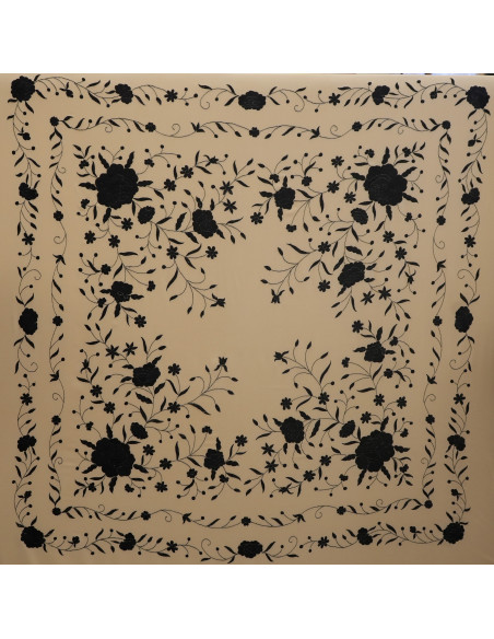 Mantón mano seda 140cm