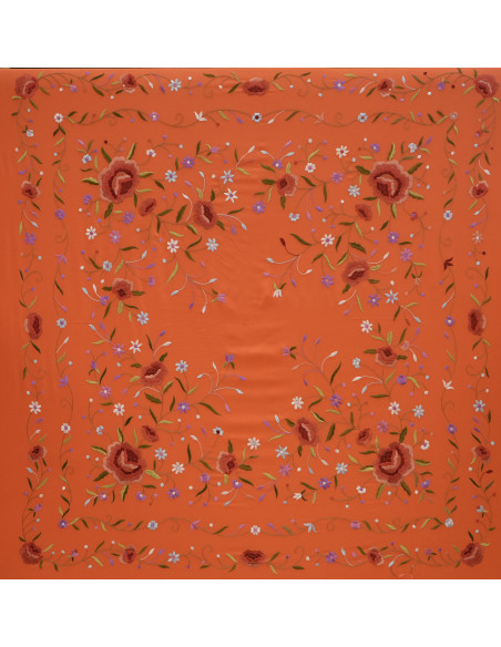 Mantón mano seda 140cm