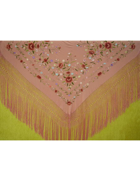 Mantón mano seda 140cm