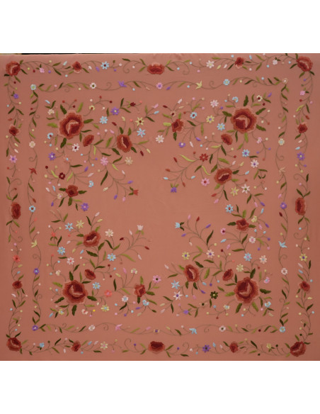 Mantón mano seda 140cm