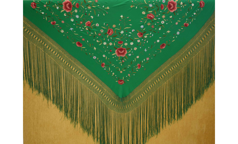 Mantón mano seda 140cm